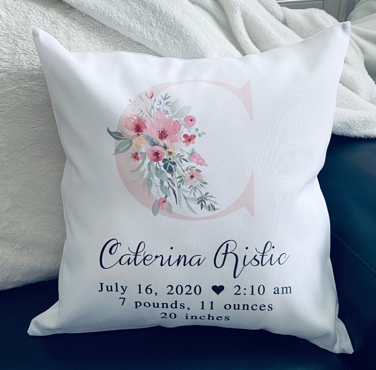 Personalized Baby Pillow